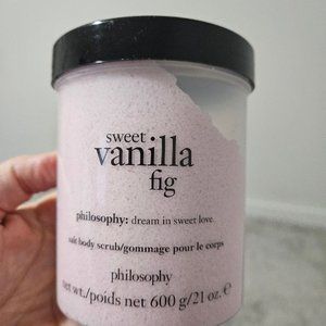 PHILOSOPHY SUPER SIZED SWEET VANILLA FIG BODY SALT SCRUB - 21 oz